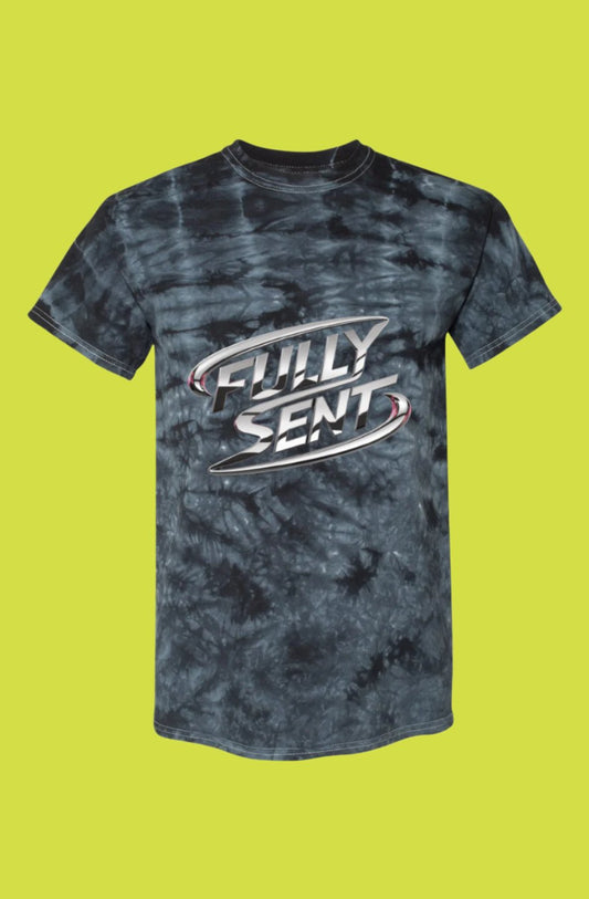 Fully Sent - Black Crystal Tie-Dye Tee