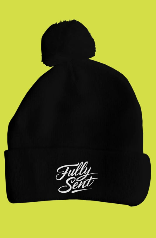 Fully Sent - pom pom beanie