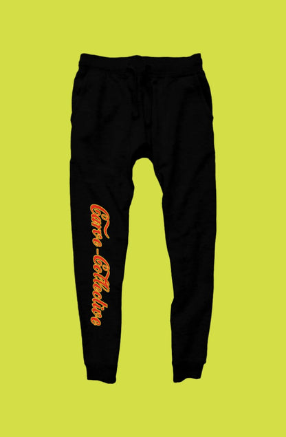 Carve Collective | BLACK Premium Unisex Joggers w/ "Fully Sent" Embroidery
