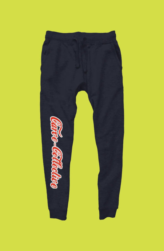 Carve Collective | NAVY BLAZER Premium Unisex Joggers w/ "Fully Sent" Embroidery