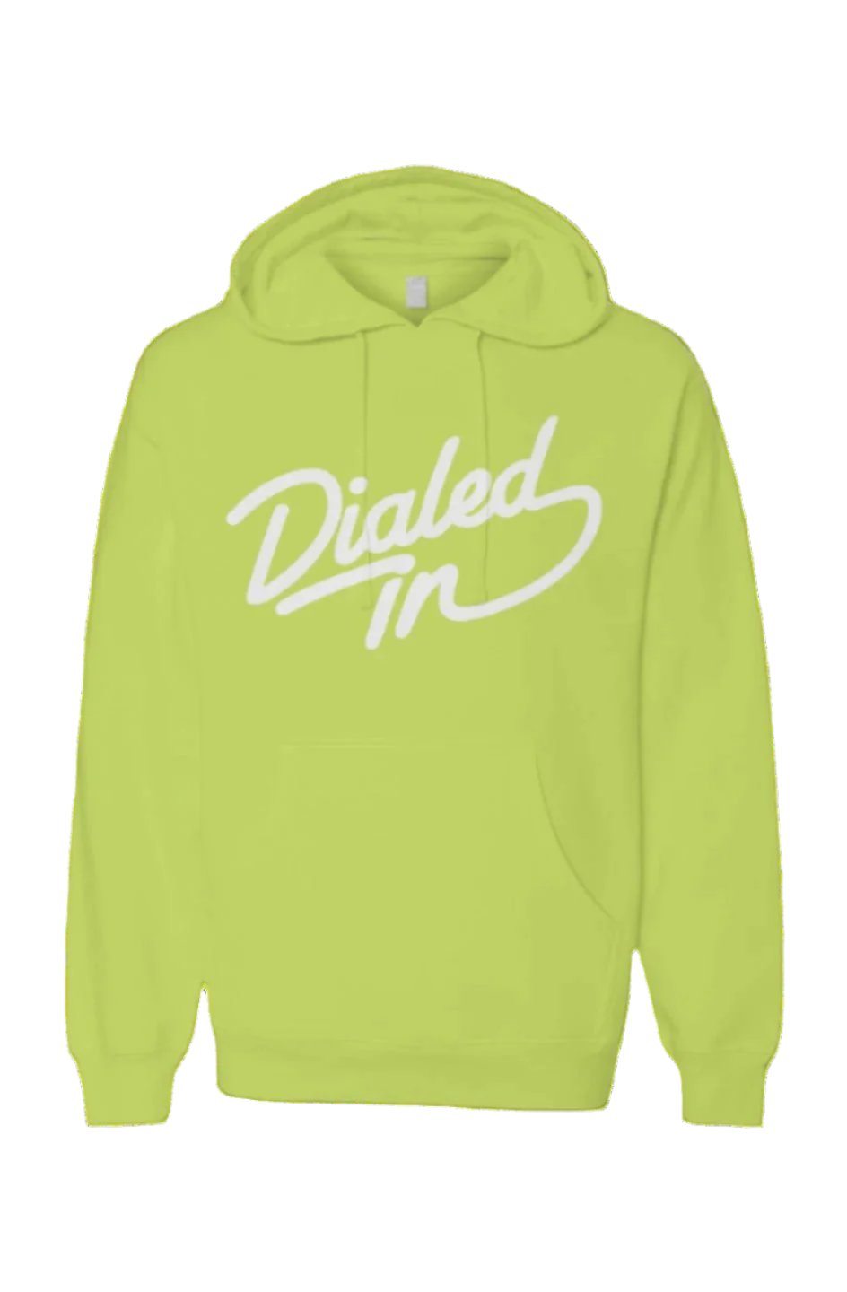 "Dialed In" | NEON GREEN High Visibility Neon Hoodie