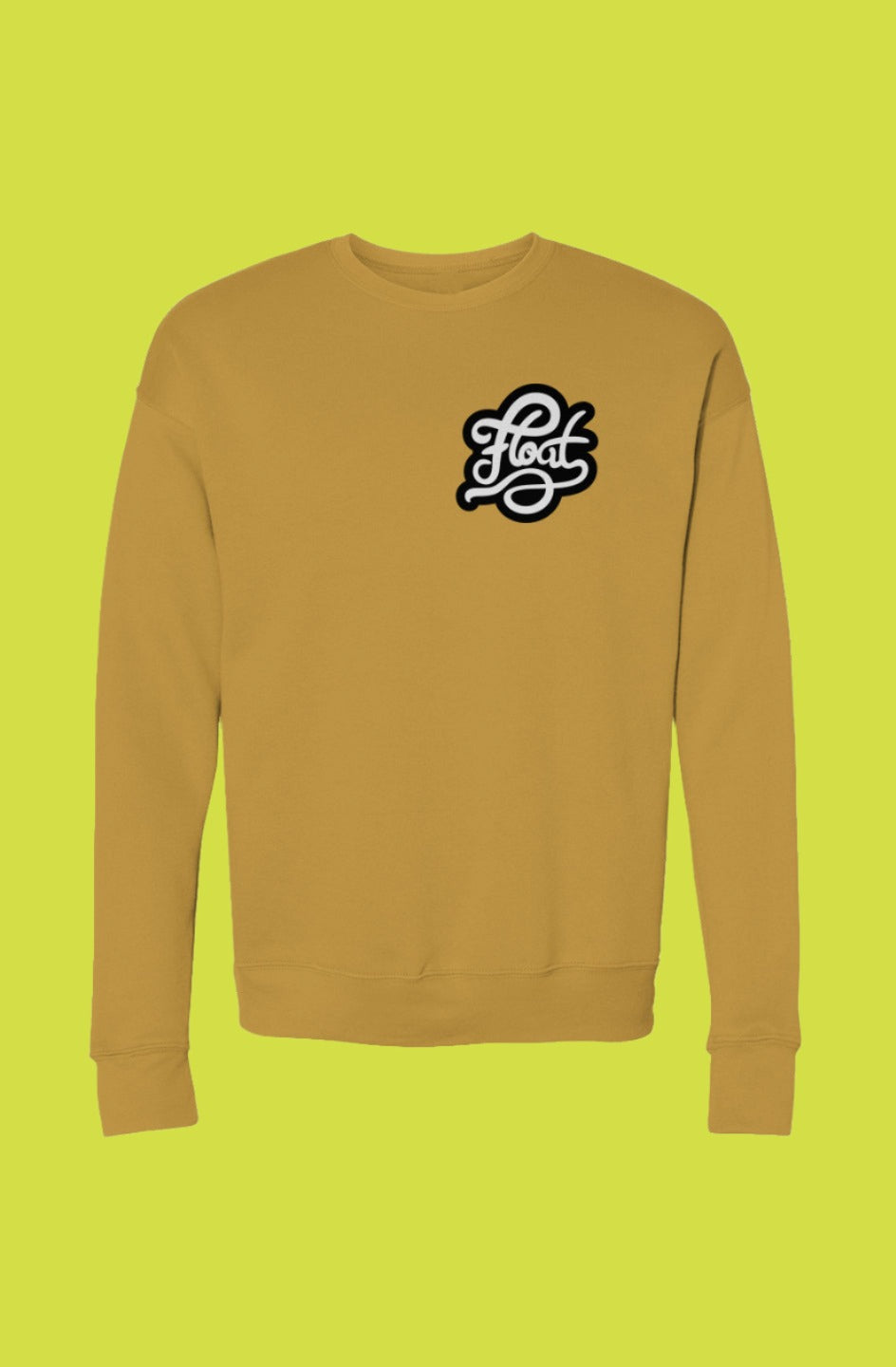 Float Flow Classic Streetwear Sweatshirt (Mustard) – Embrace Comfort