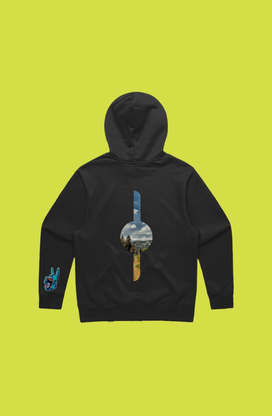 Onewheel-Inspired "Float" Portal Heavy Hoodie - Unisex Fit (Black)