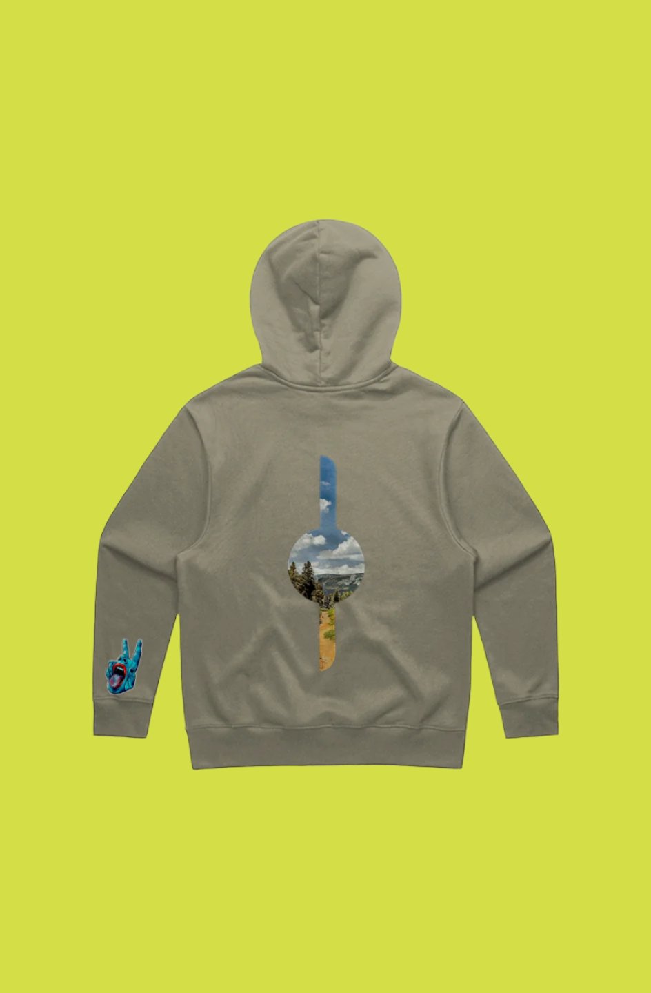 Onewheel-Inspired "Float" Portal Heavy Hoodie - Unisex Fit (Eucalyptus)
