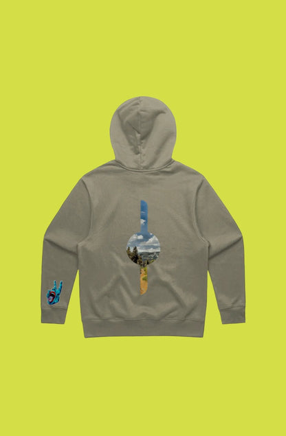 Onewheel-Inspired "Float" Portal Heavy Hoodie - Unisex Fit (Eucalyptus)