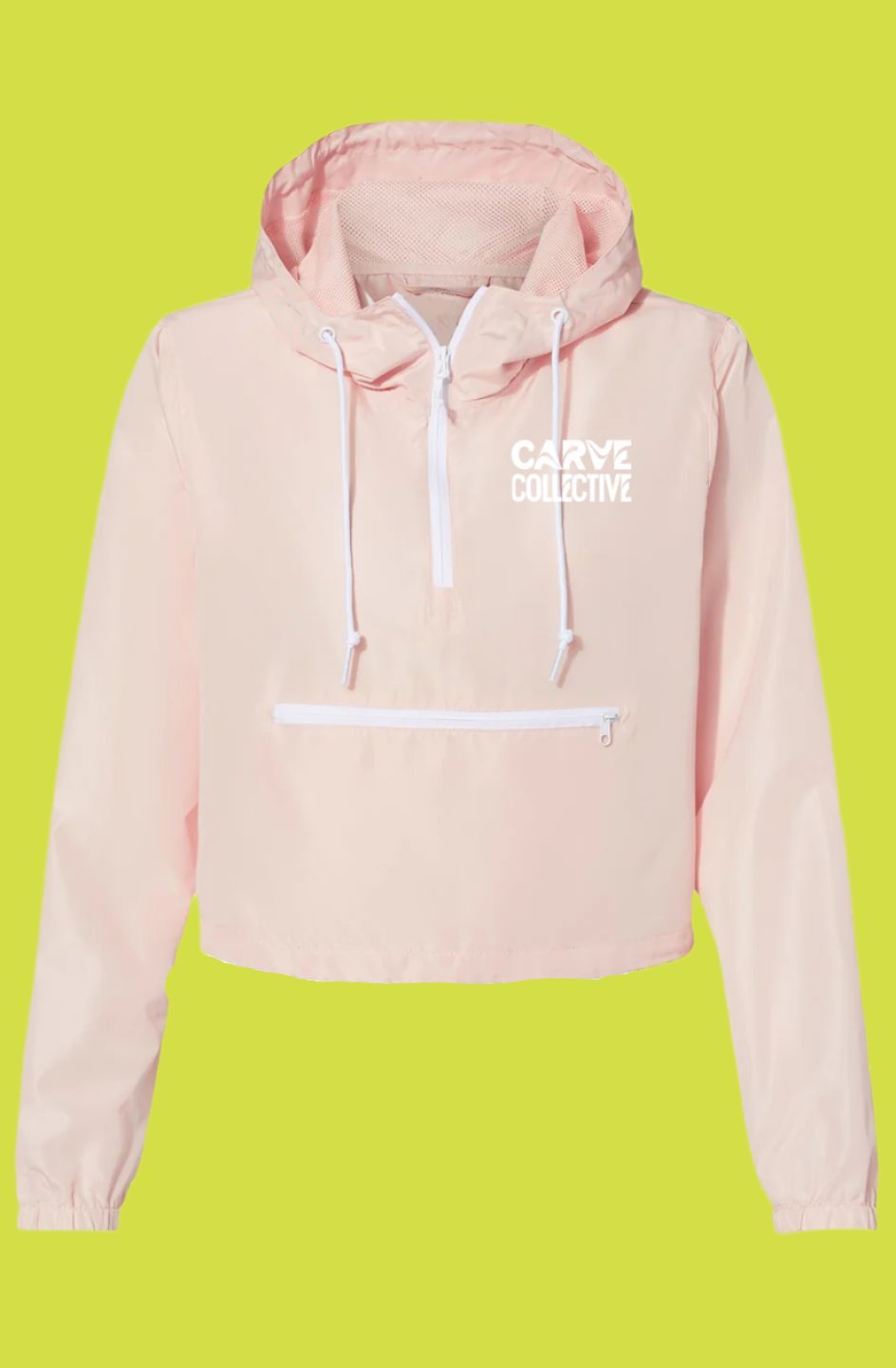 Carve Collective Lightweight Crop Jacket - Blush