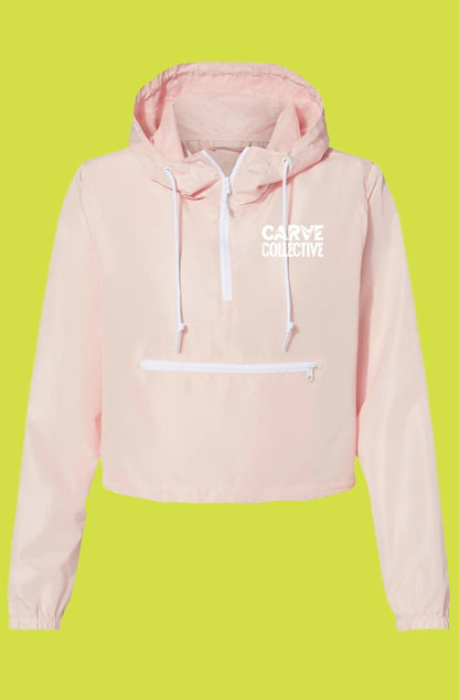 Carve Collective Lightweight Crop Jacket - Blush