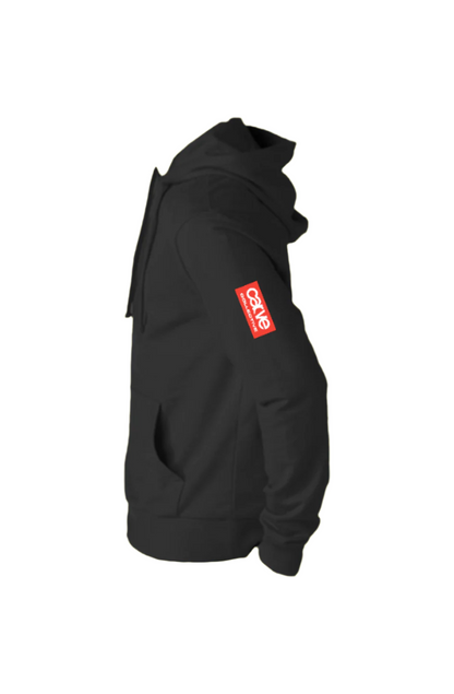 Carve Collective Fully Sent hoodie in Deep Black, sleeve detail
