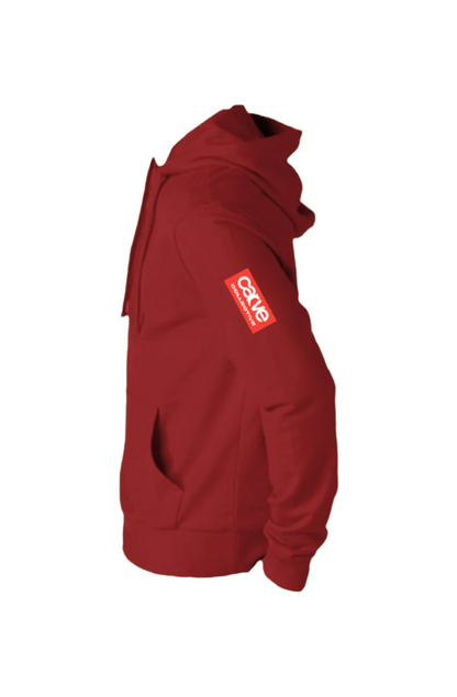 Carve Collective Fully Sent hoodie in Revolution Red, sleeve detail