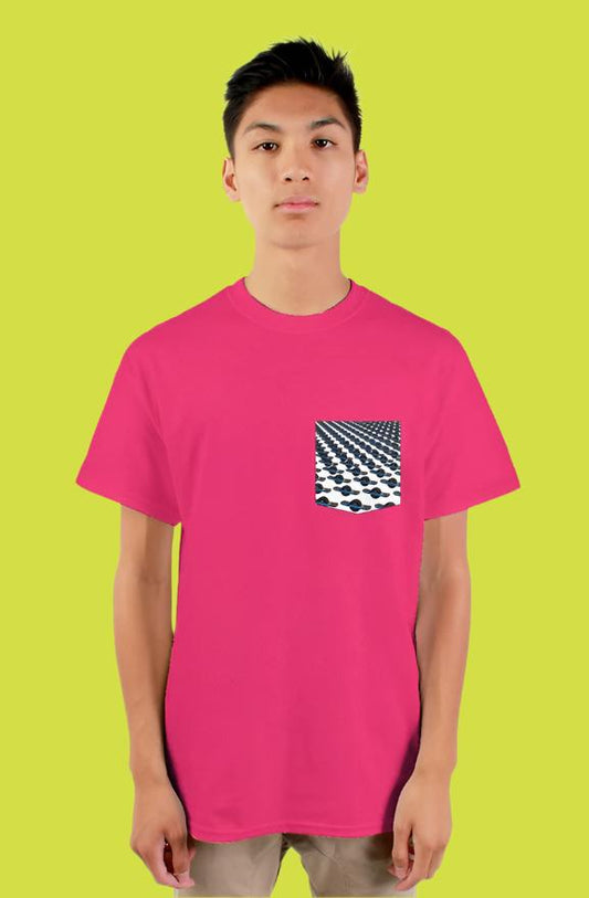XR Forever Pink Patterned Pocket - gildan mens tshirt