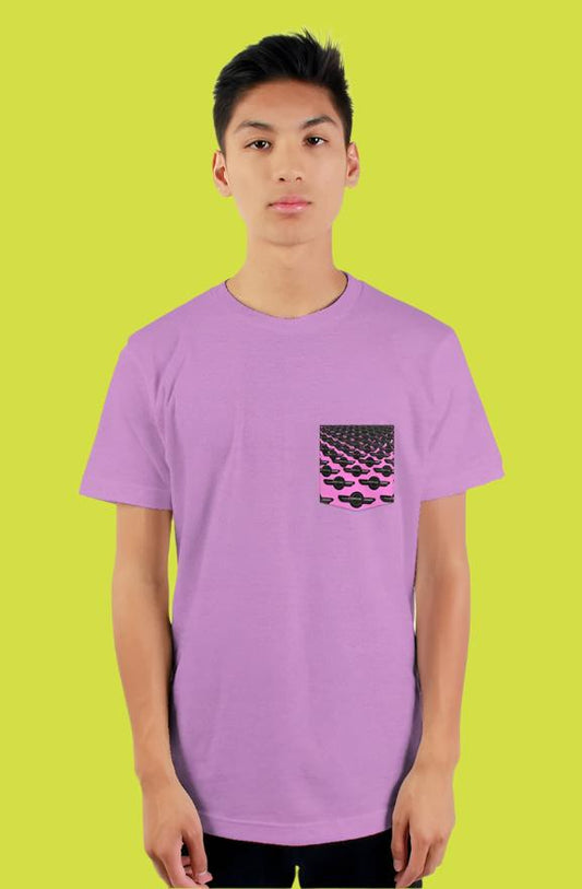 GT Patterned Pocket - tultex mens t shirt