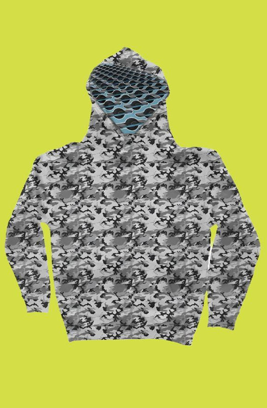 Float Gear Snow Camo Independent Heavyweight Hoodie